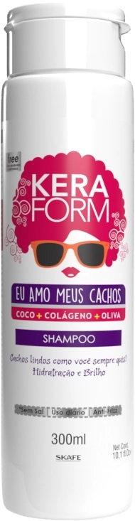 Sh Skafe Keraform 300ml Eu Amo Meus Cachos Cachos