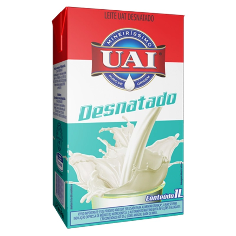 Leite Uth Desnatado Uai Tp 1l