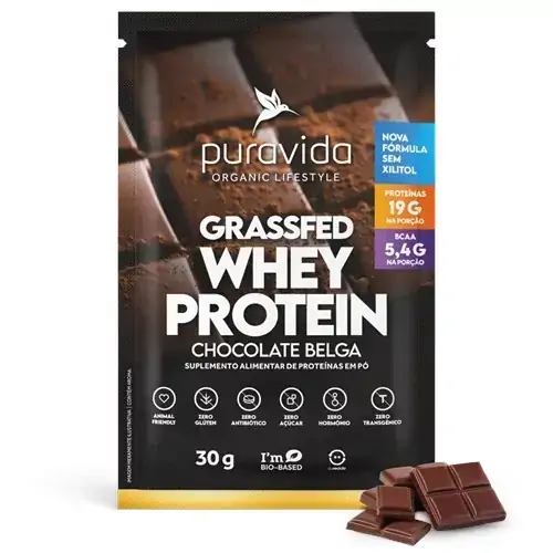 Whey Protein Grassfed Choc Belga Puravida 30g