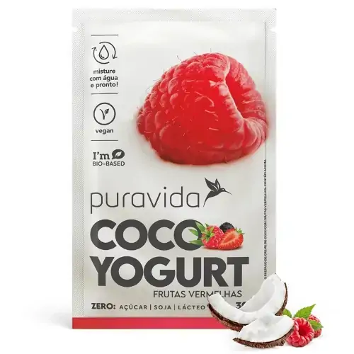 Coco Yogurt Fr Vermelhas Pura Vida 30g