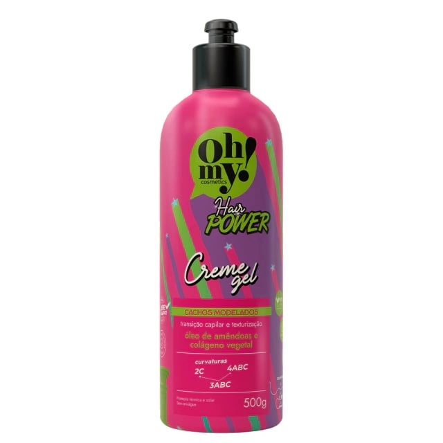 Creme De Pentear Gel Oh My Power 500g