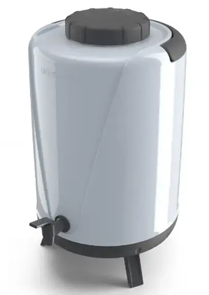 Botijao Arezzo 10,0l C/torneira Branca Ref 71176
