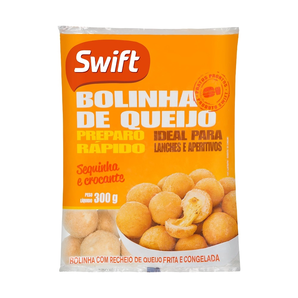 Bolinhas De Queijo Swift Pre Frita 300g