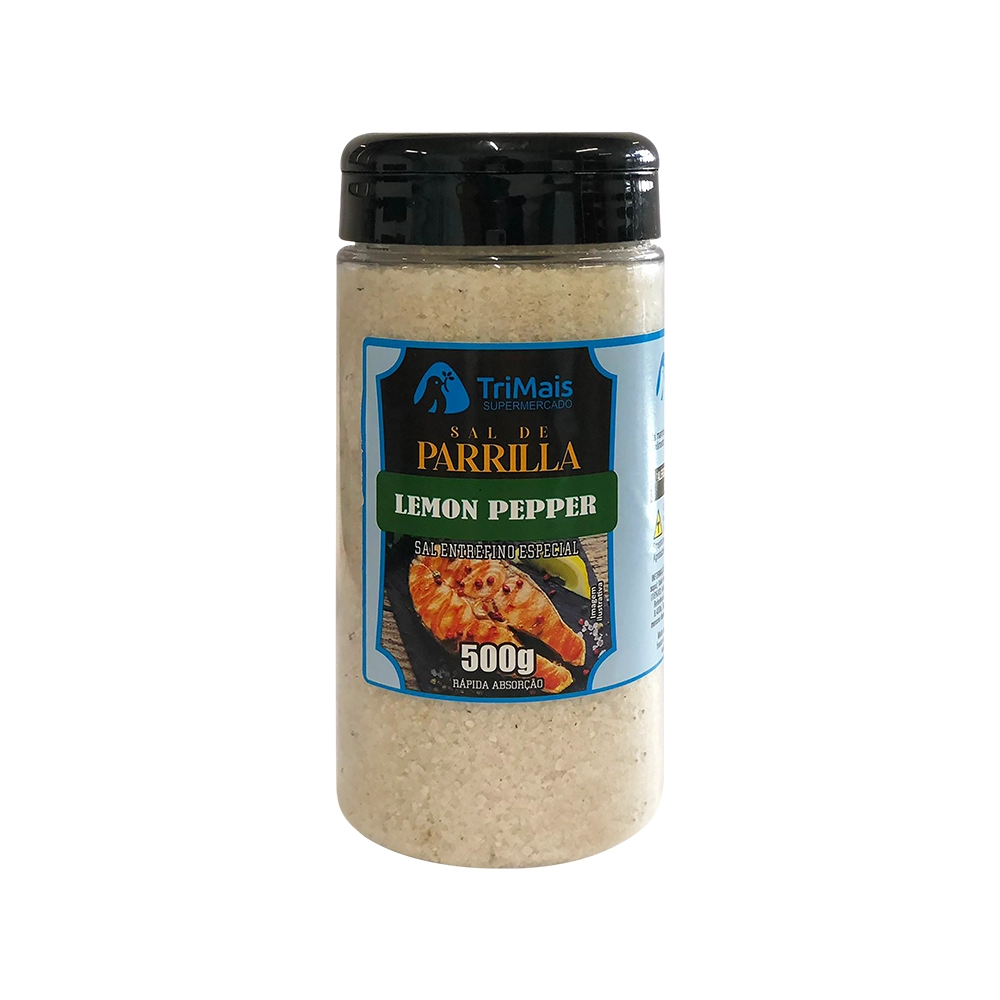 Sal De Parrilla Trimais 500g Lemon/pepper