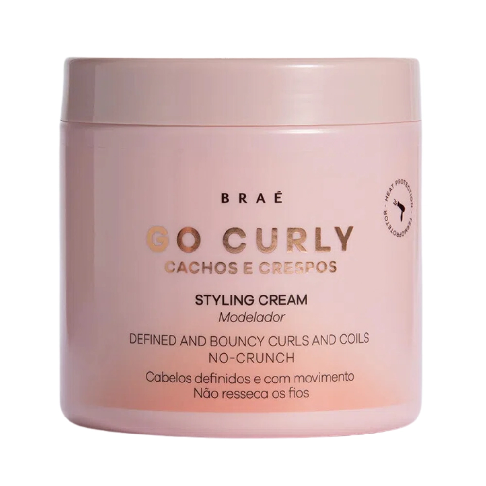 Creme Modelador Brae Go Curly Crespos 500g