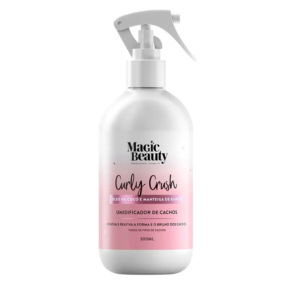 Magic Beauty Curly Crush Umidificador Cachos 300ml New