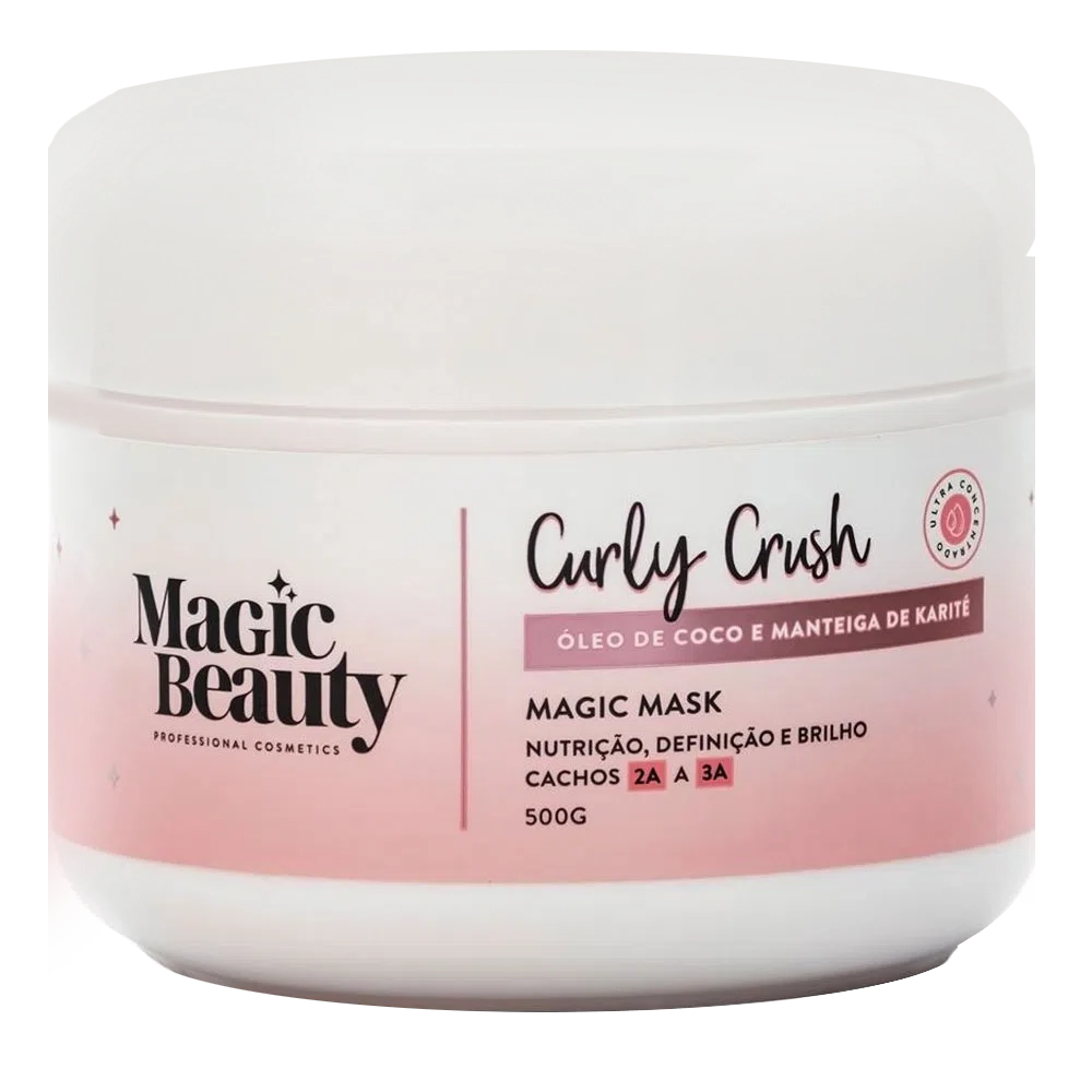 Creme/mascara Tratamento Magic Beauty Magic Mask Curly Crush 2a A 3a 500g