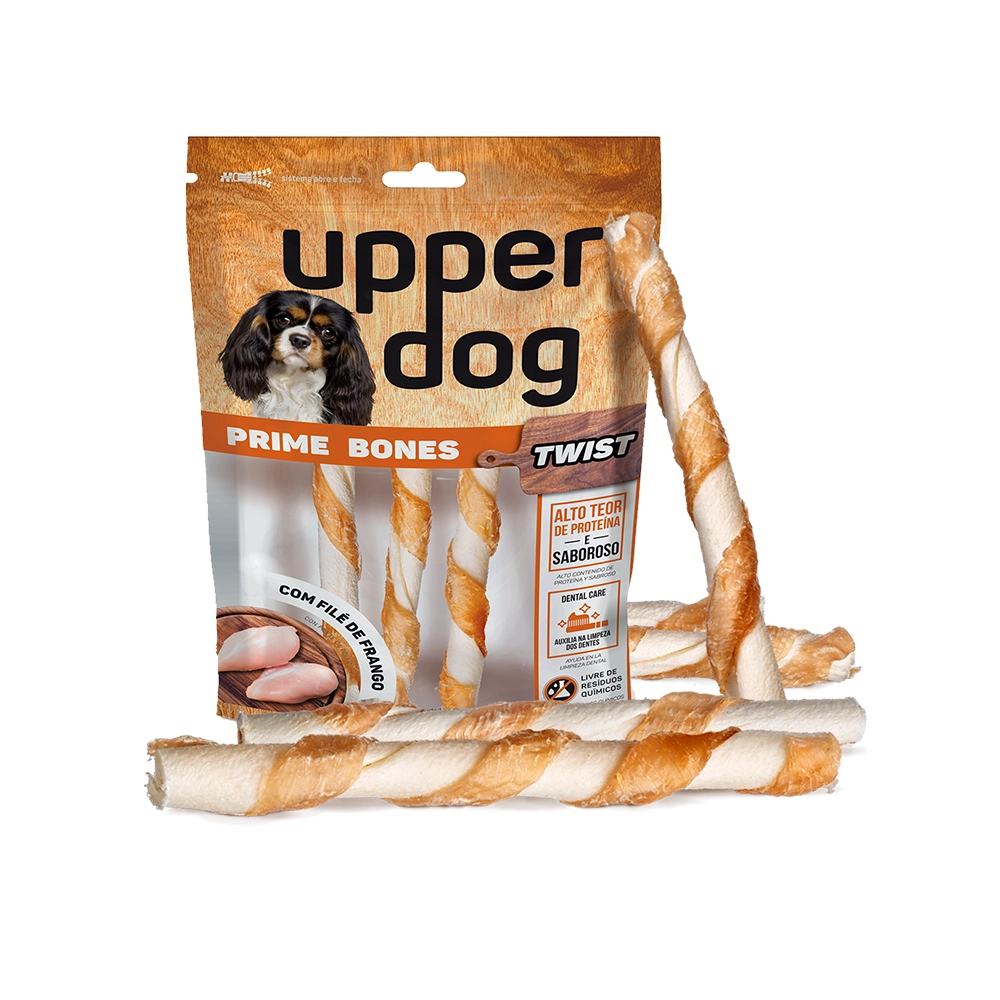 Petisco Upper Dog Prime Twist C/3