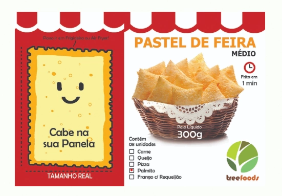 Pastel Medio De Palmito Tree Foods 300g