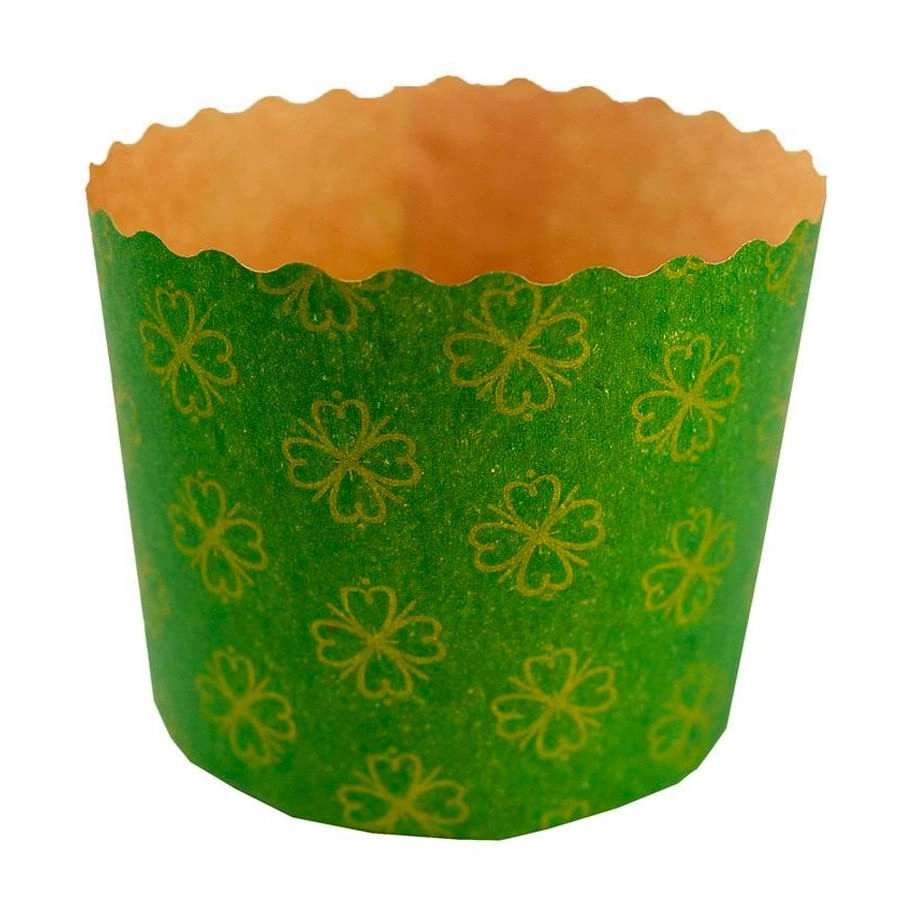 Form Panetone Verde 500g C/12 Pa13495vd Ecopack