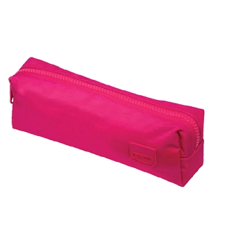 Estojo Nylon C/ziper Pink 21,5cm Ref.et0132