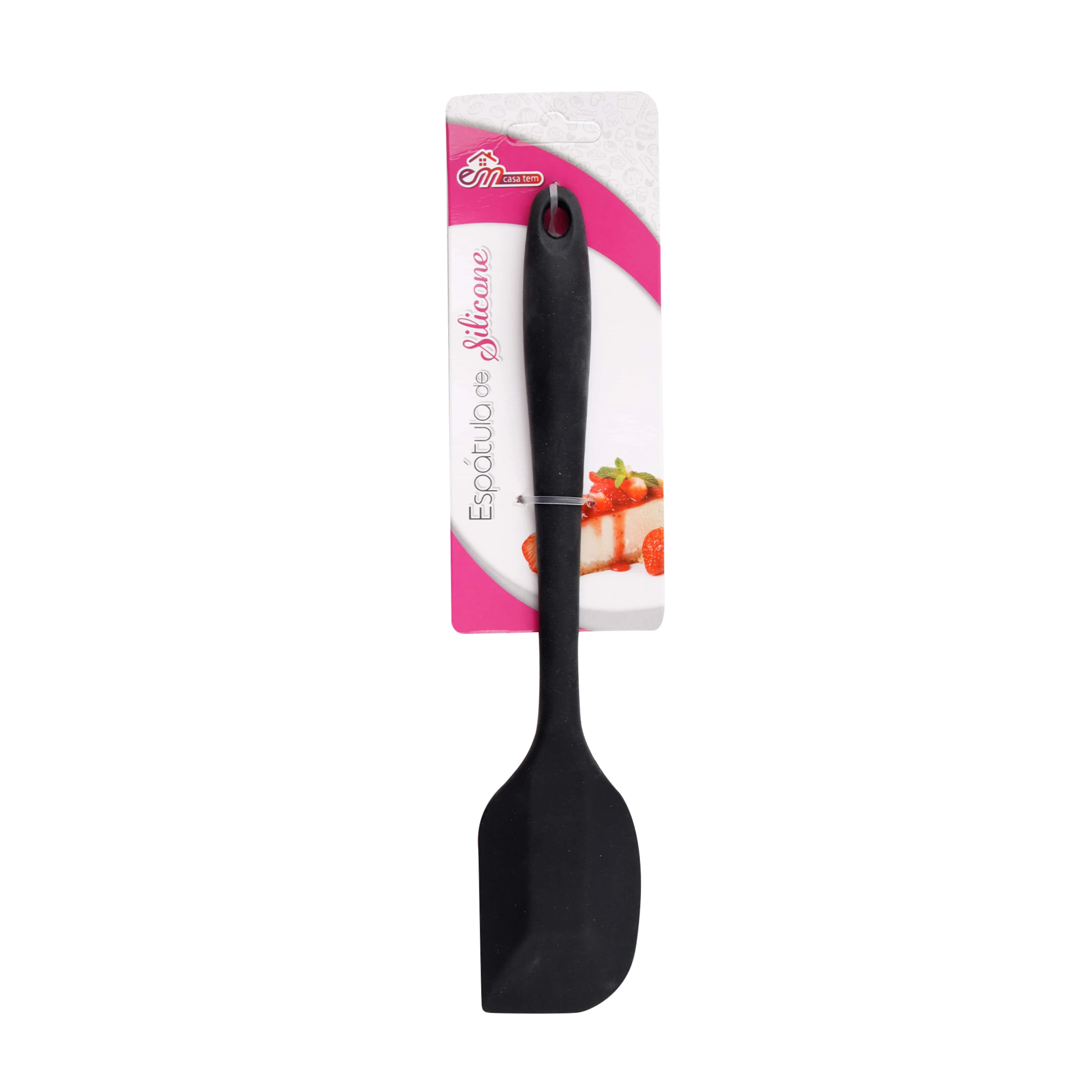 Espatu Silico Preta 27cm