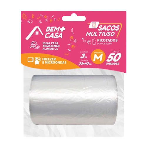 Sacos Multiuso Bem Casa C/50un