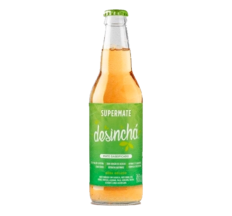 Chá Mate Com Gás Desinchá Supermate Garrafa 269ml