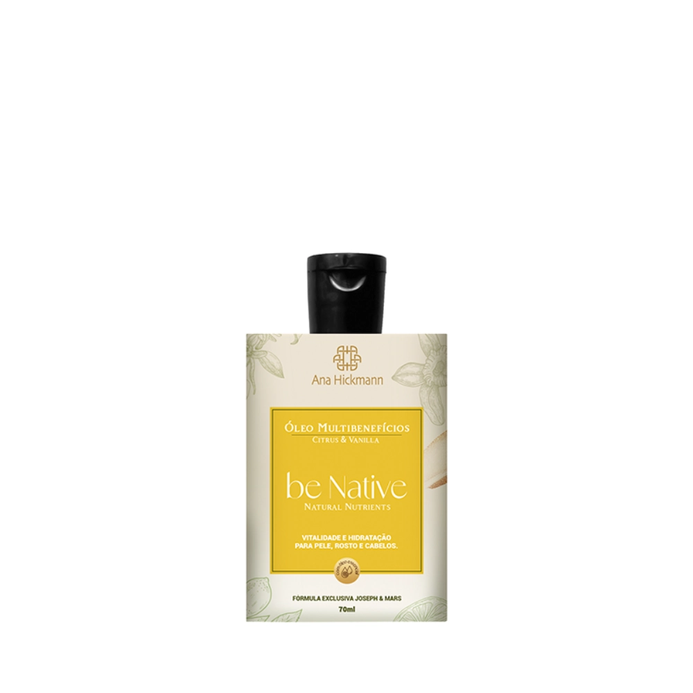 Kit Ana Hickmann Sh 340ml Cond 70ml Oleo 70ml Be Native Cit E Vanilla 1un