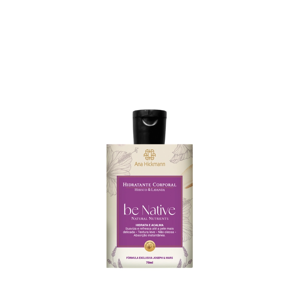 Kit Ana Hickmann Minipack Sh Cond Hid Be Native Hibisco E Lavanda 3x70ml