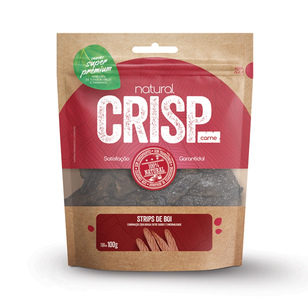 Snack Caes Nat.crisp 100gr Bovino