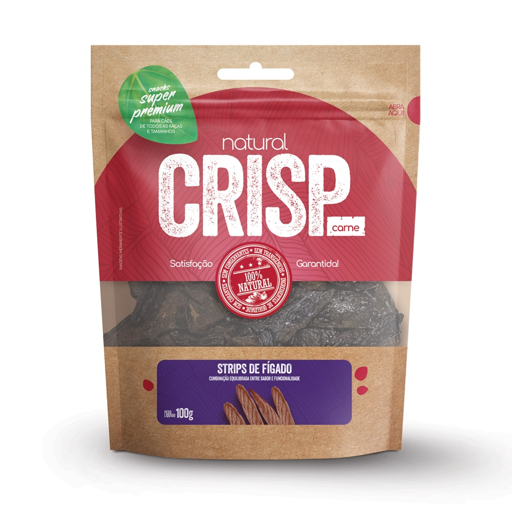 Snack Caes Nat.crisp 100gr Figado
