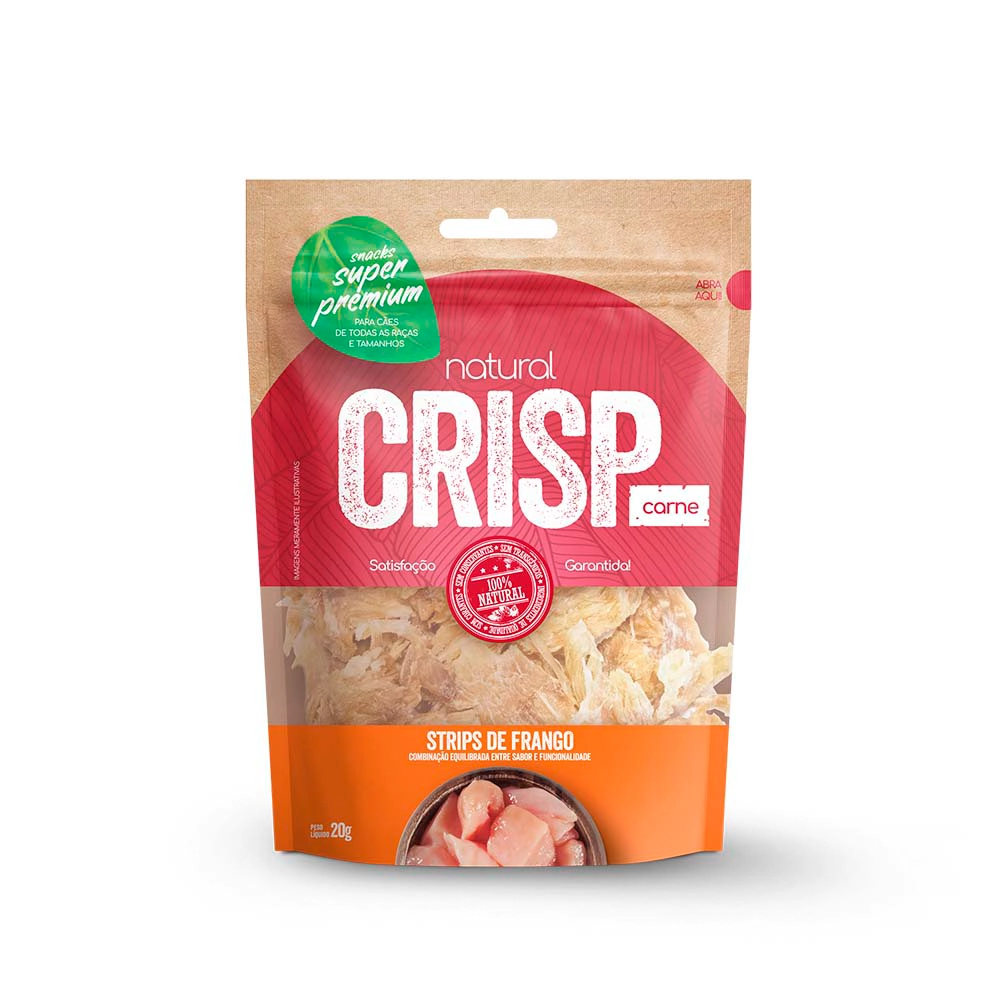 10 Snack Caes Nat.crisp 20gr Frango