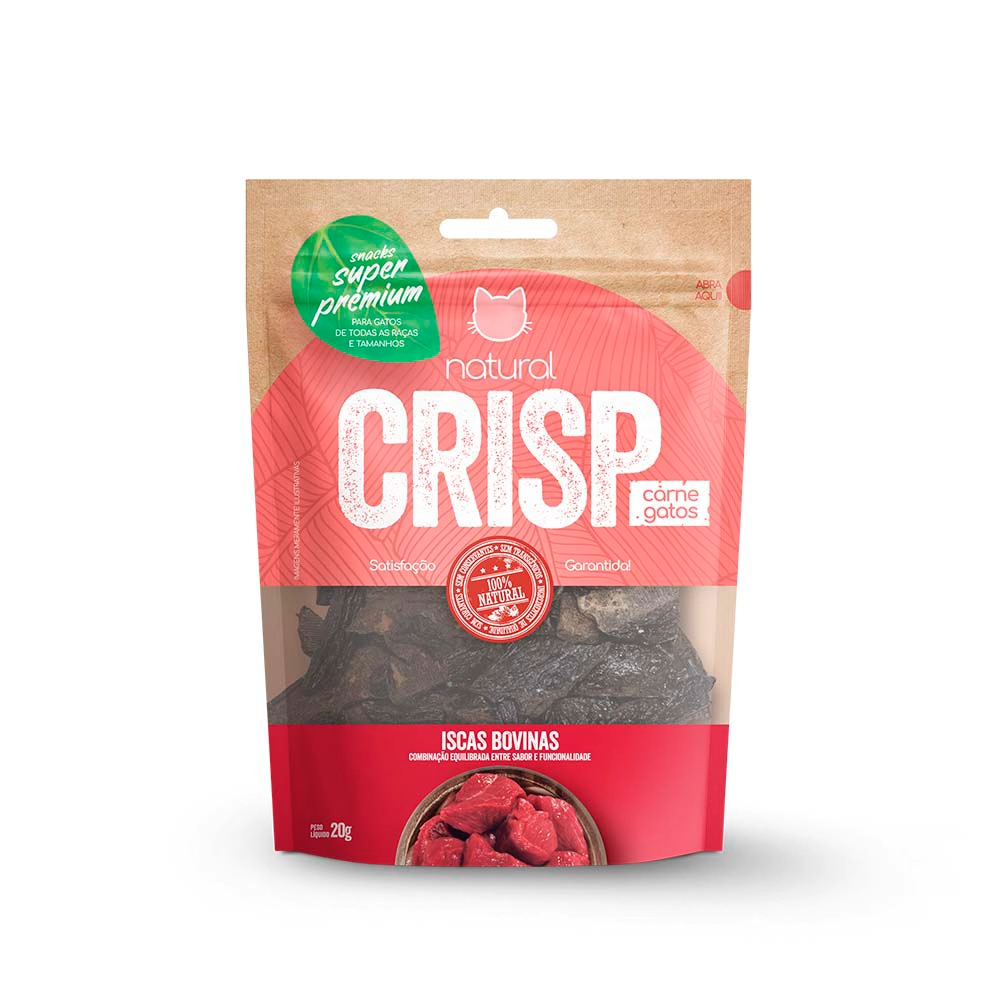 Snack Gatos Nat.crisp 20gr Isc