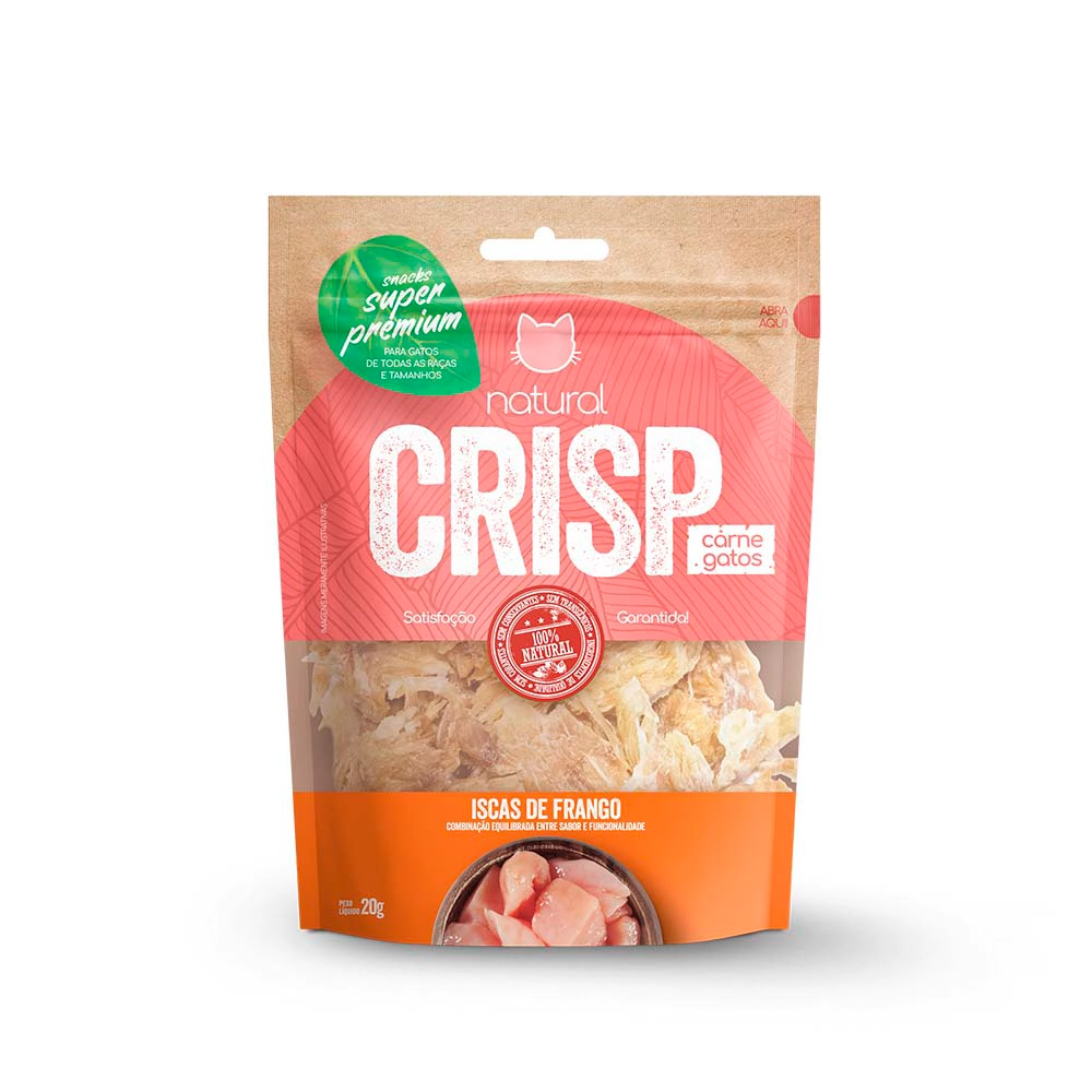 Snack Gatos Nat.crisp 20gr Isc