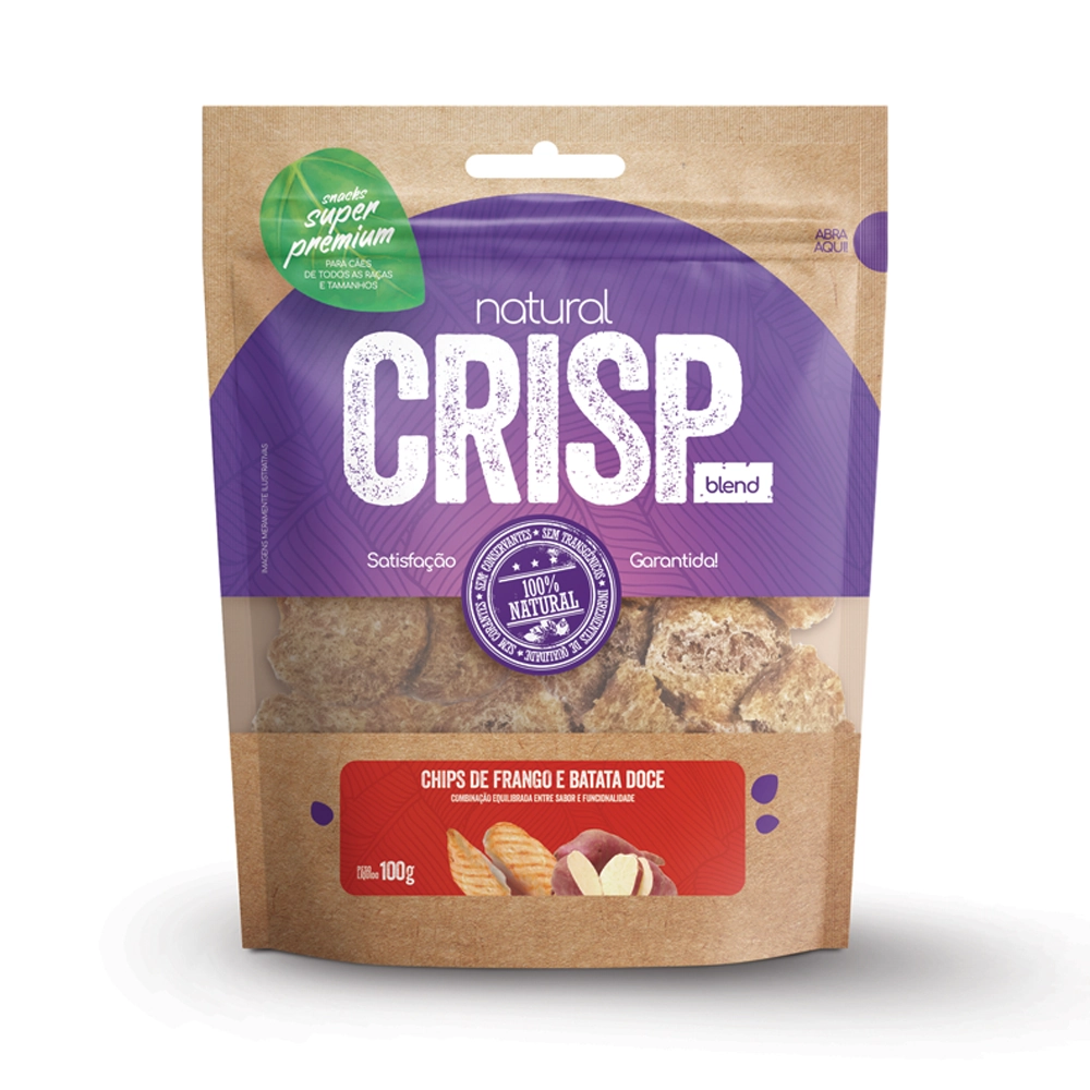 Snack Caes Nat.crisp 100gr Mix Frango