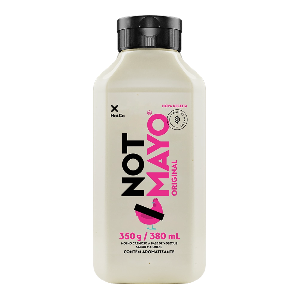 Molho Cremoso à Base De Vegetais Original Not Mayo Squeeze 350g