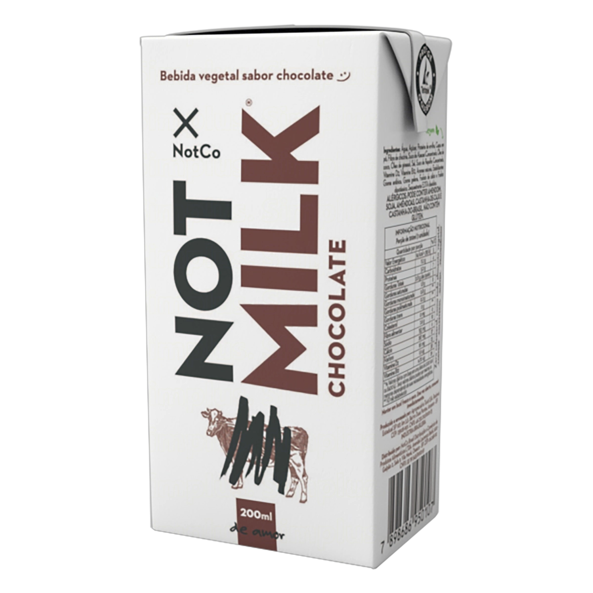 Bebida Vegetal Chocolate Not Milkinho Caixa 200ml