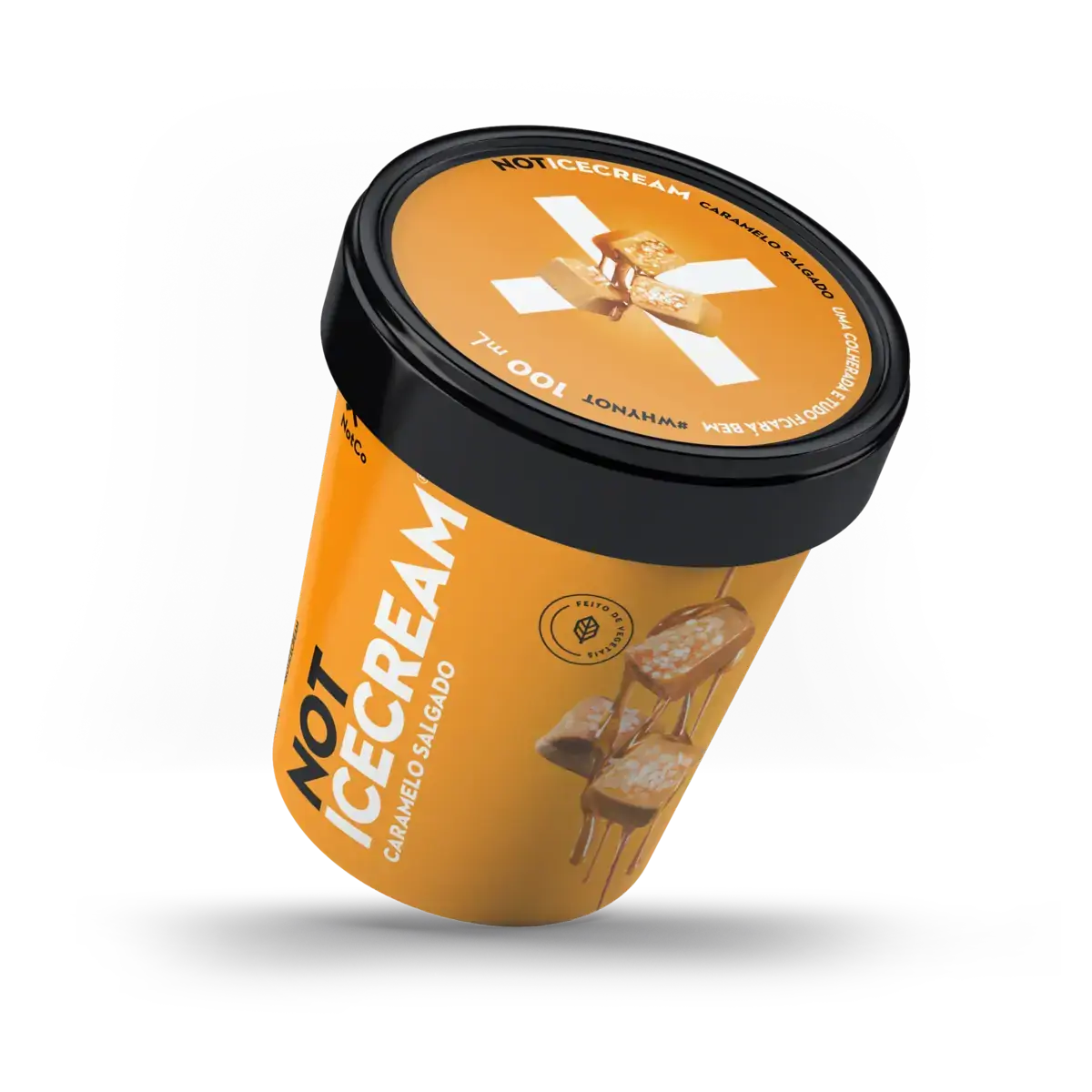 Sorvete à Base De Vegetais Caramelo Salgado Not Pote 100ml