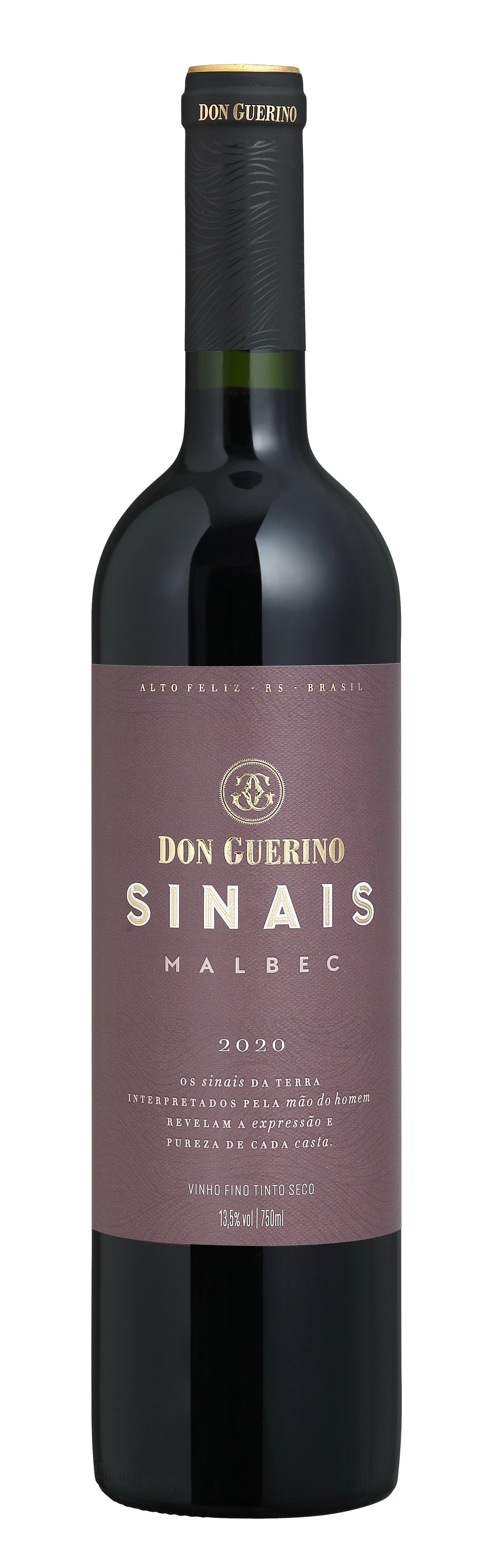 Vinho Nac.don Guerino Sinais 750ml Malbec Tinto