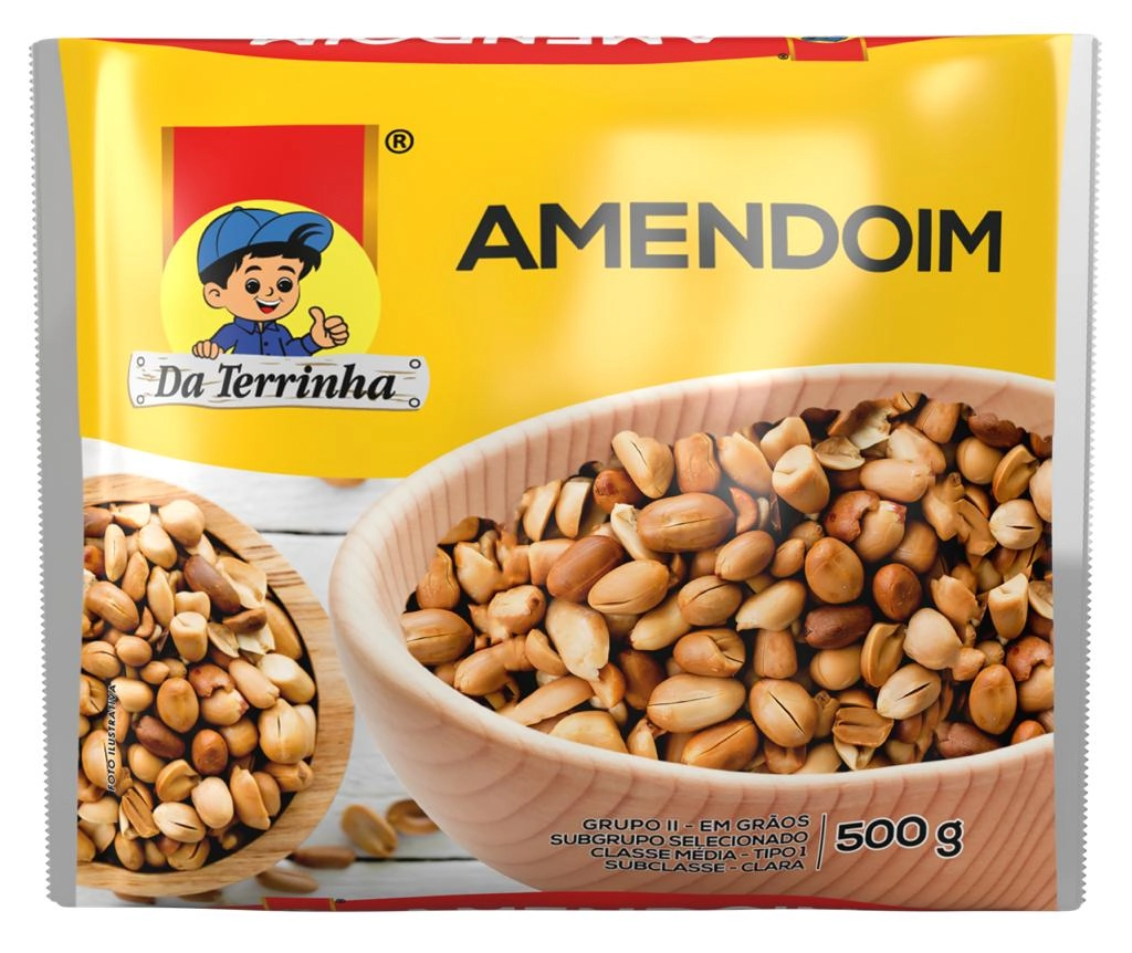 01601 Amendoim Cru Da Terrinha 500 G