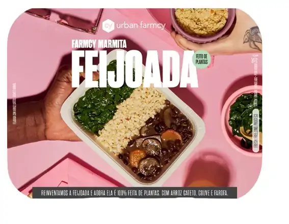 Feijoada Vegetal Urban Farmcy Bandeja 315g