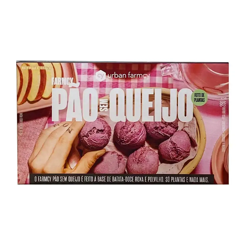 Pao Sem Queijo Vegano Urban Farmcy 280g
