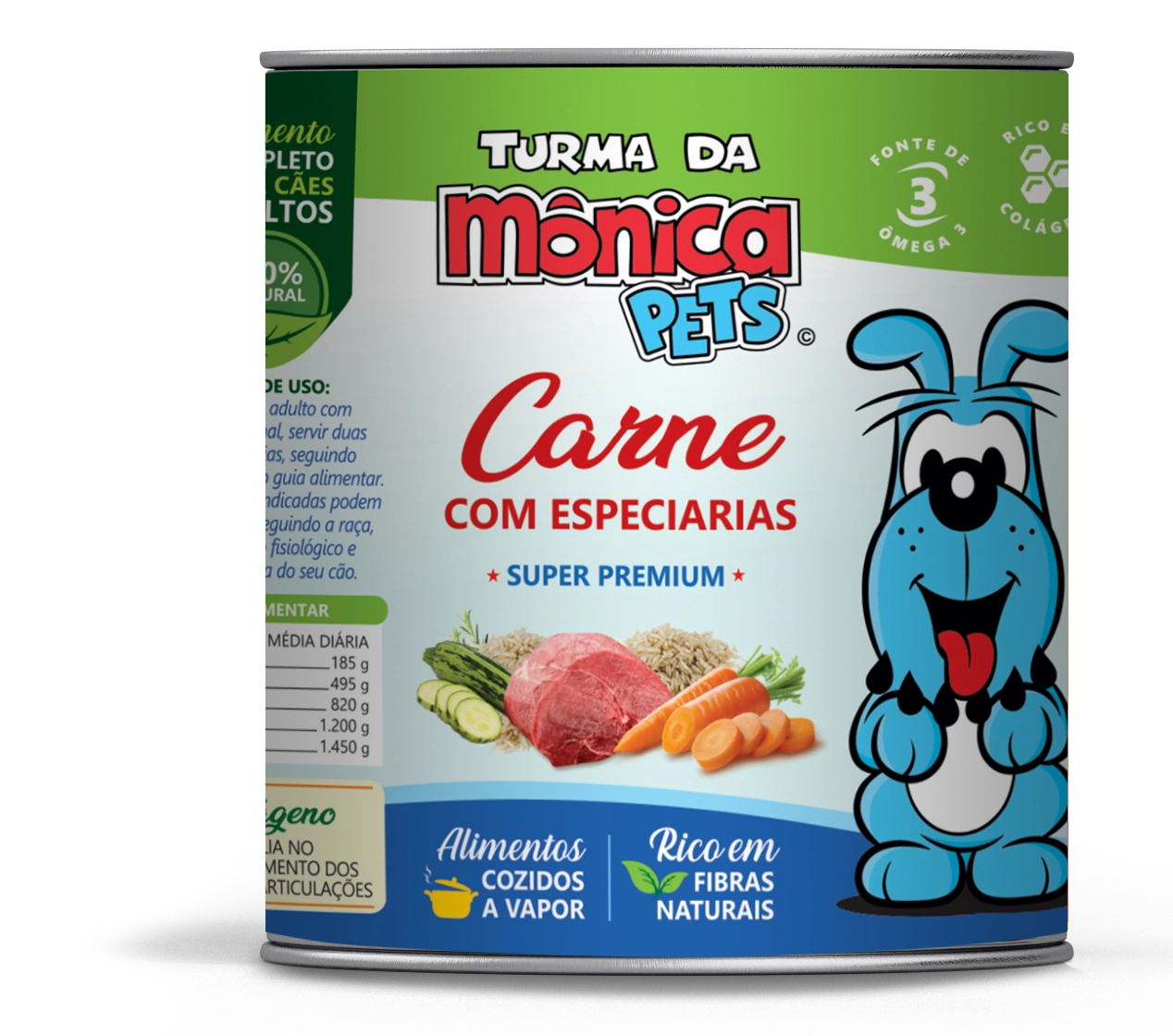 Turma Da Monica Pets Carne Com Especiarias 280g