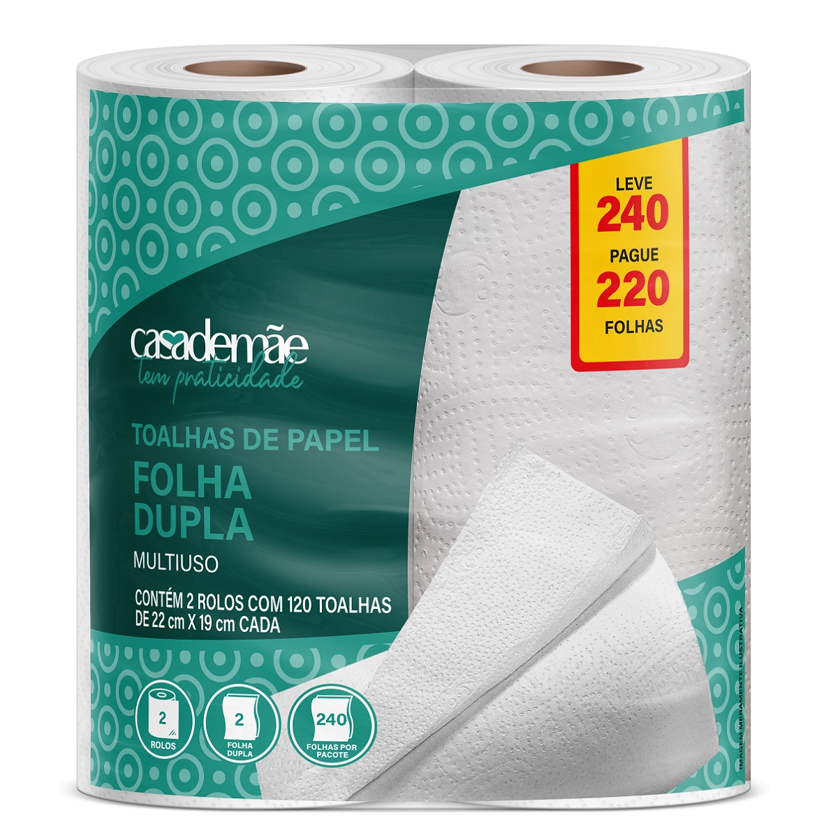 Toalha Papel Casa De Mae Pt C2