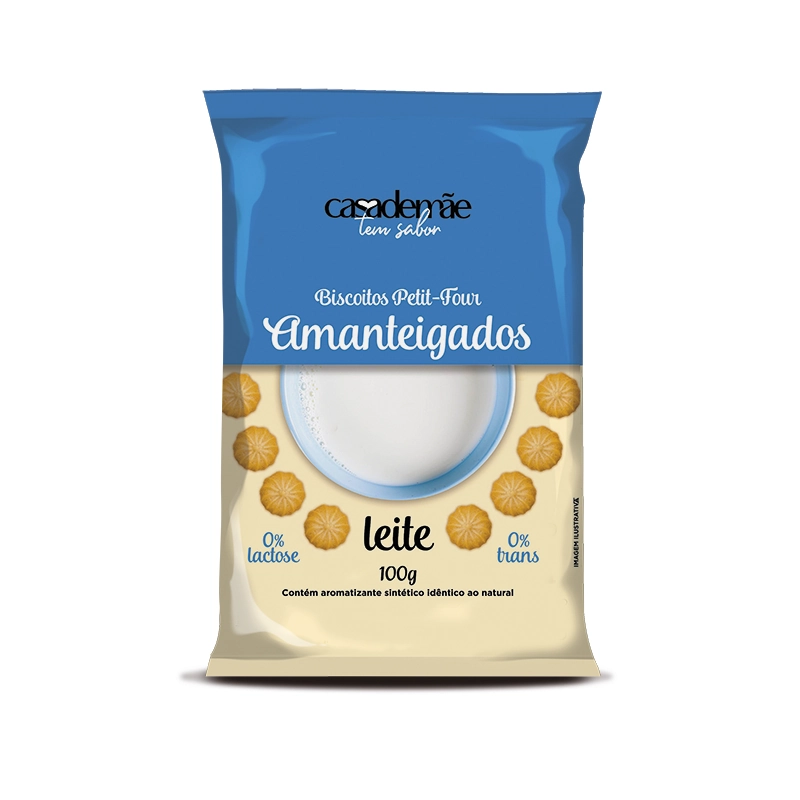Biscoito 100g Casademae Amanteigado Ao Leite
