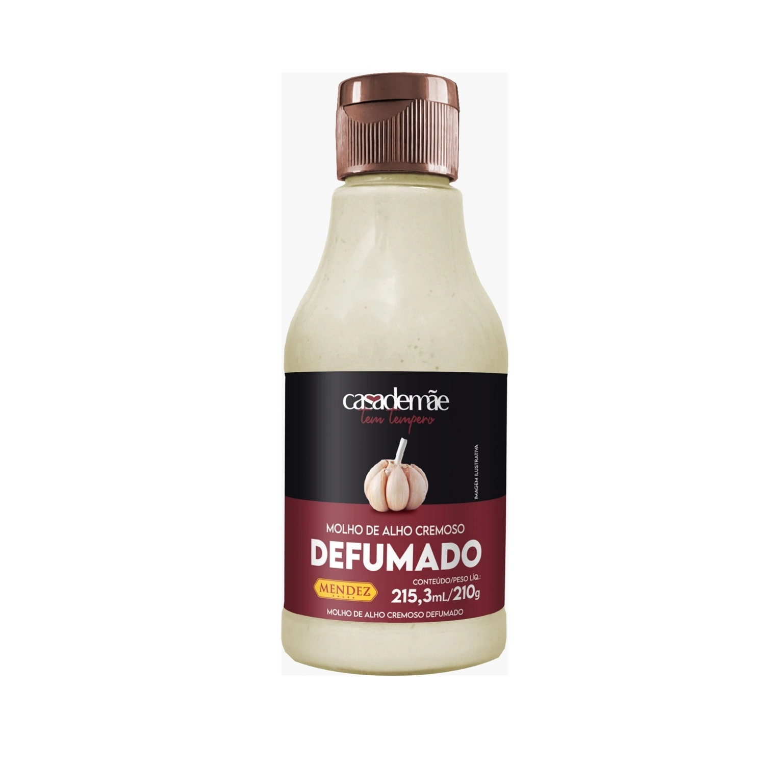 Molho Alho Casa De Mae Defumado 215ml