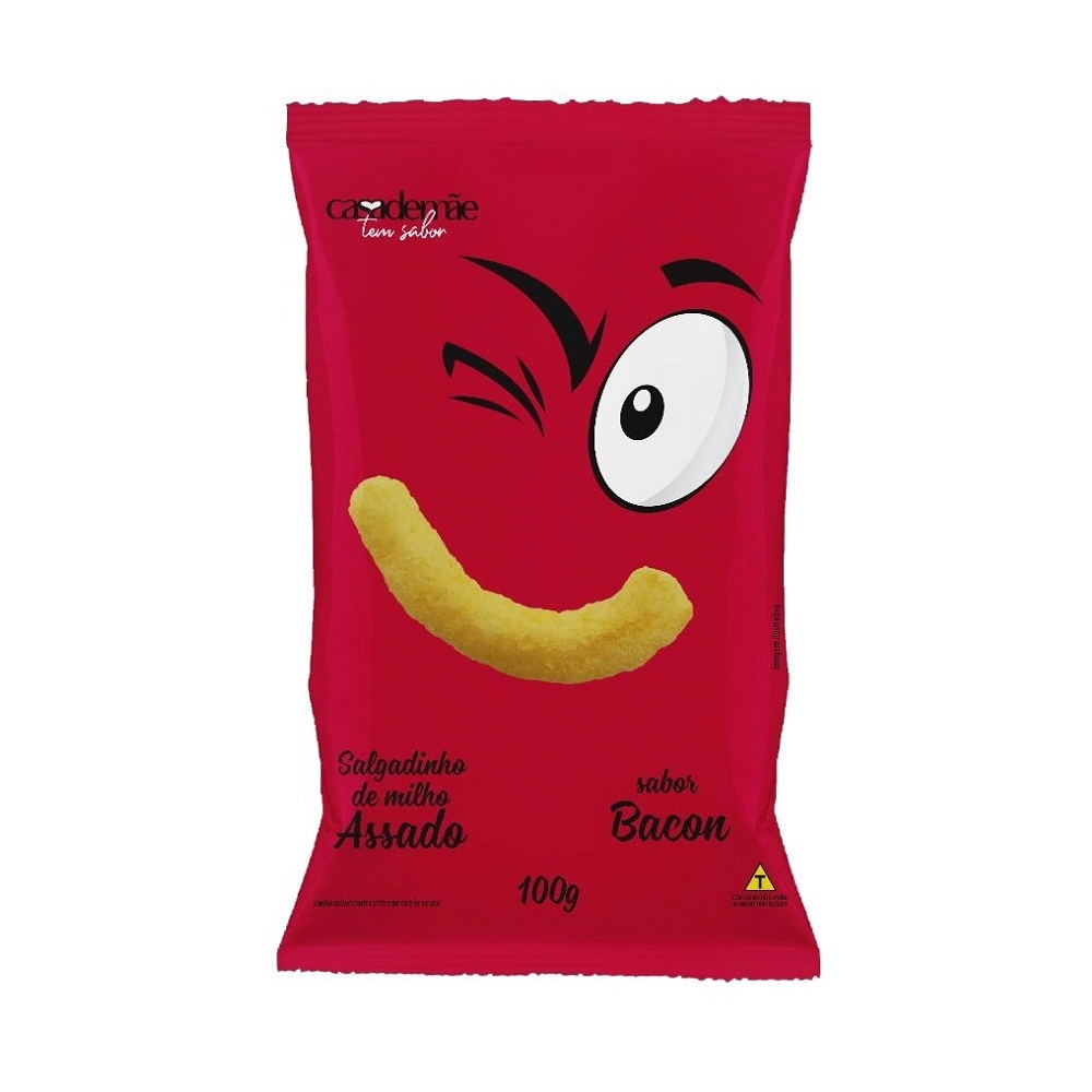 Salgadinho Sabor Bacon Casa De Mãe 100g