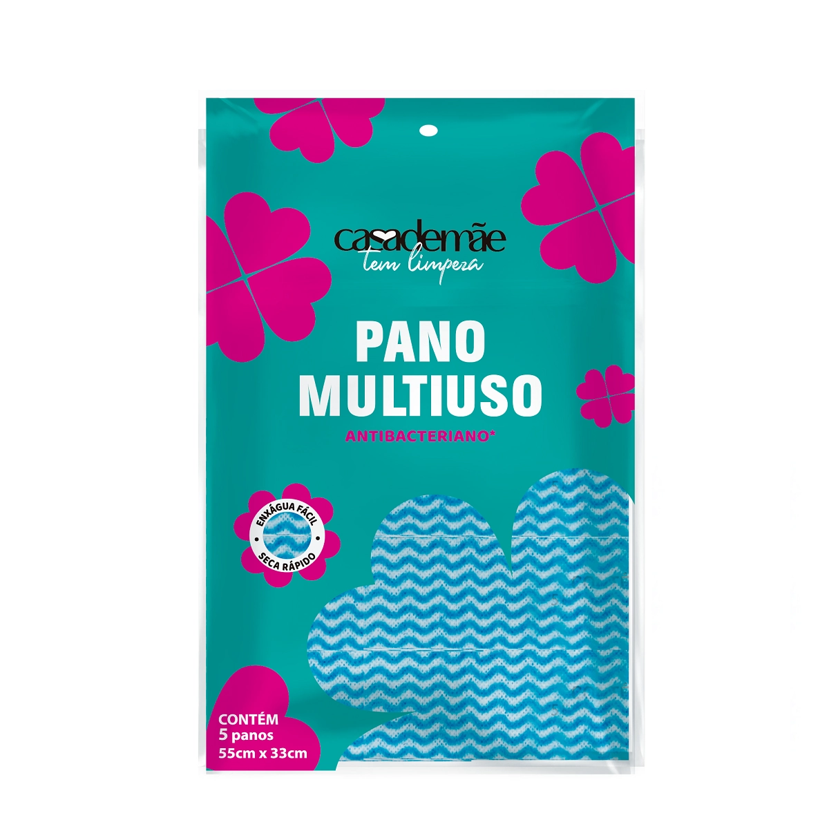 Pano Multiuso Folha Casa De Mãe