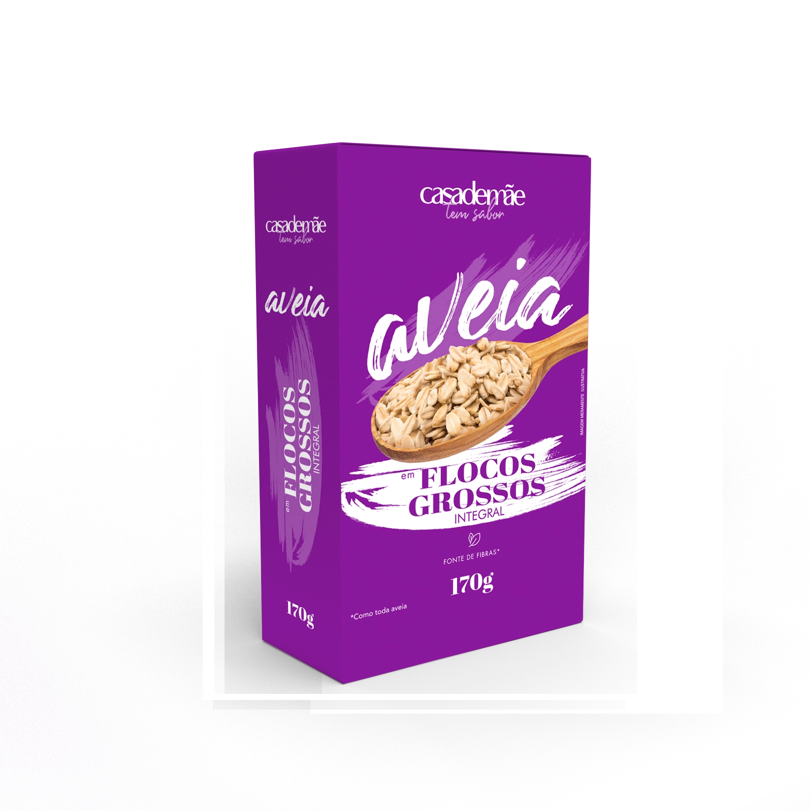 Aveia Flocos Grossos 170g Casademae