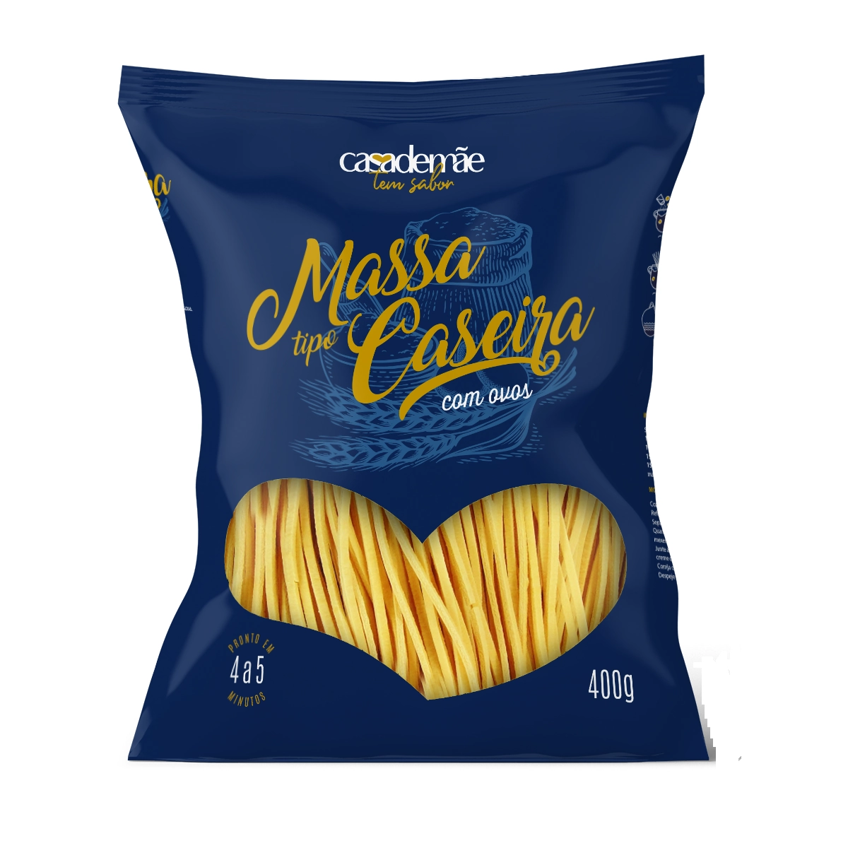 Massa Caseira 400g Casademae N2