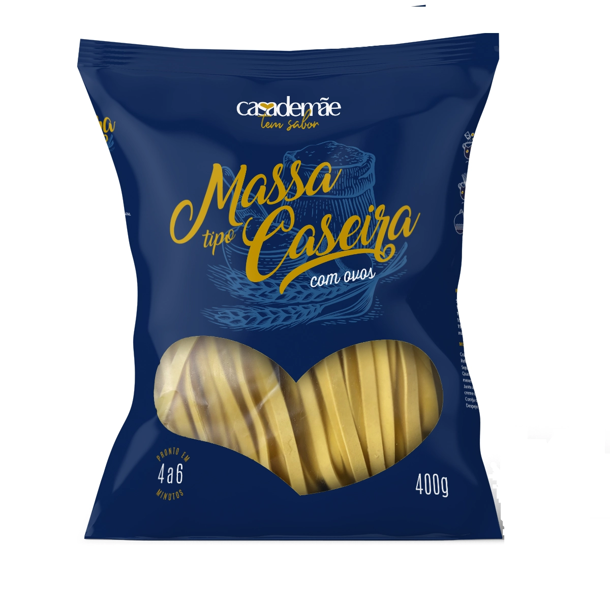 Massa Caseira 400g Casademae N3