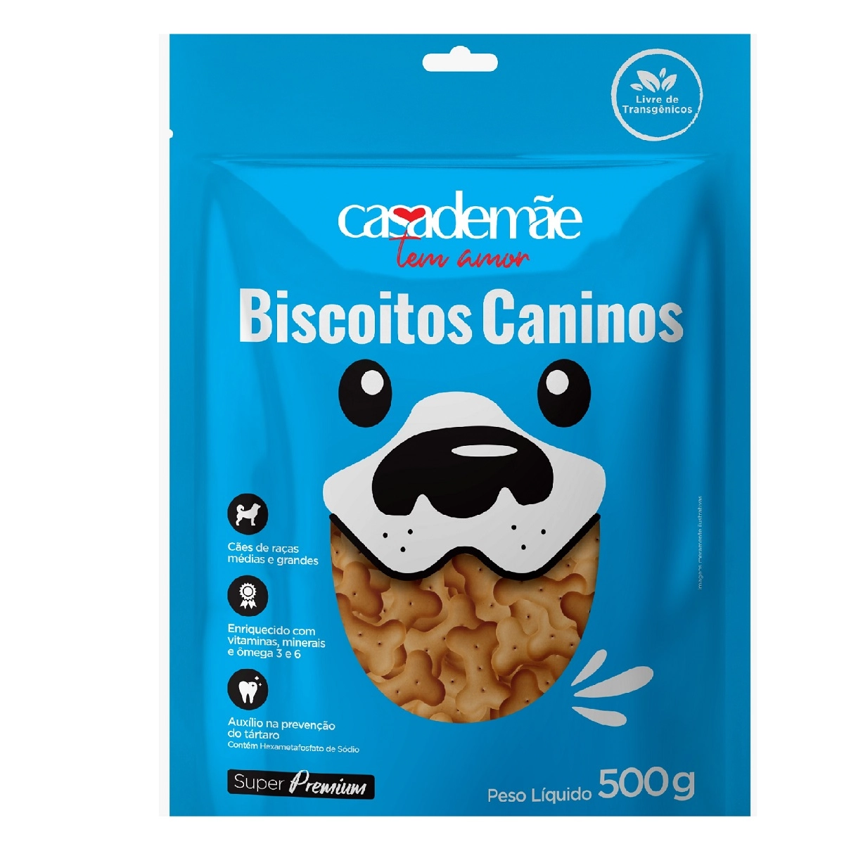 Biscoitos Casa De Mae P/ Caes Rmg 500g