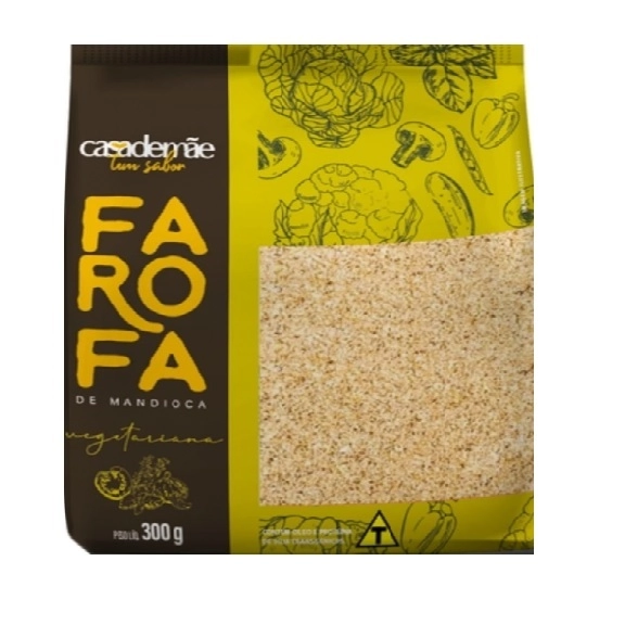 Farofa Mandioca Casa De Mae Vegetariana 300g