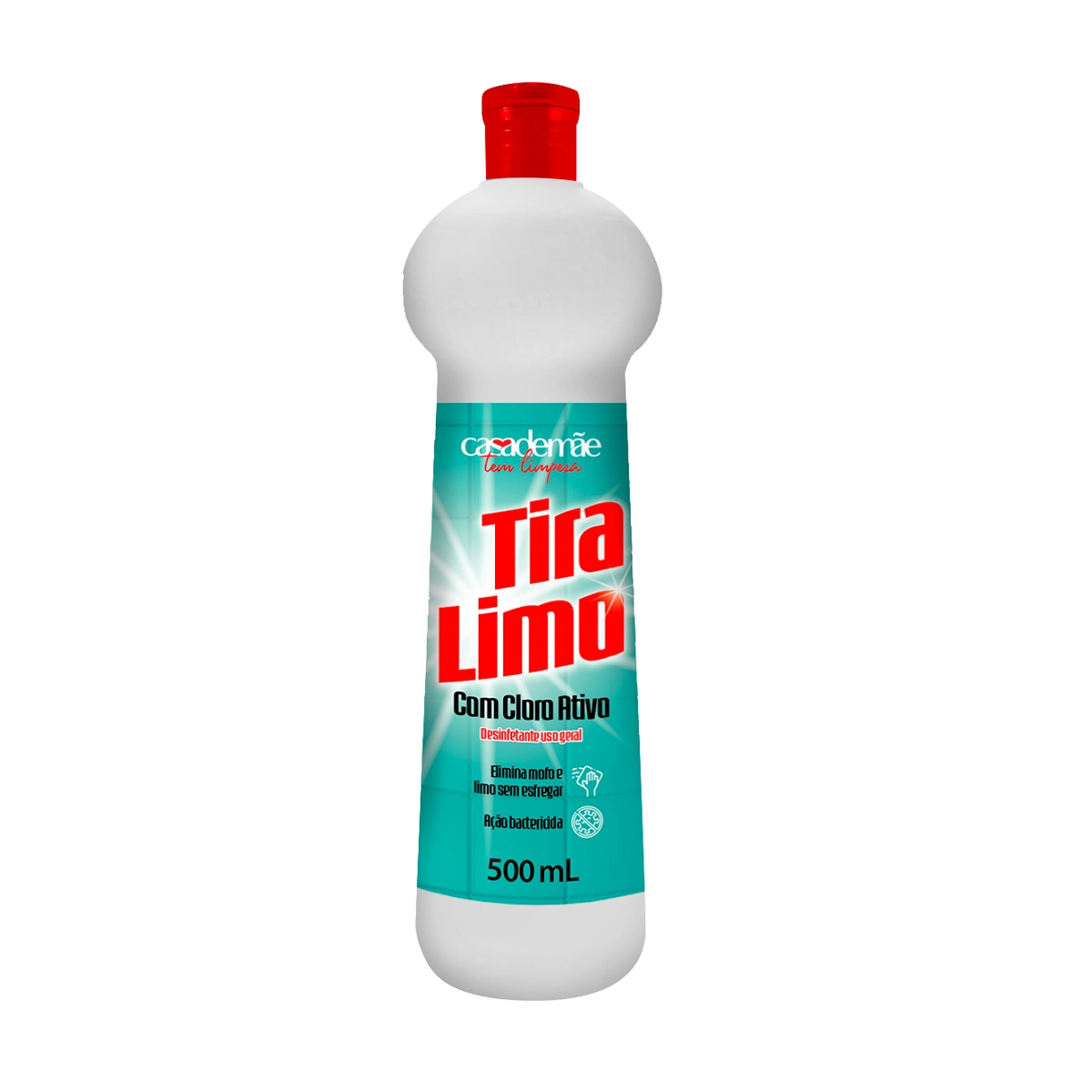 Tira Limo Casa De Mae Cloro Ativo Squeeze 500ml