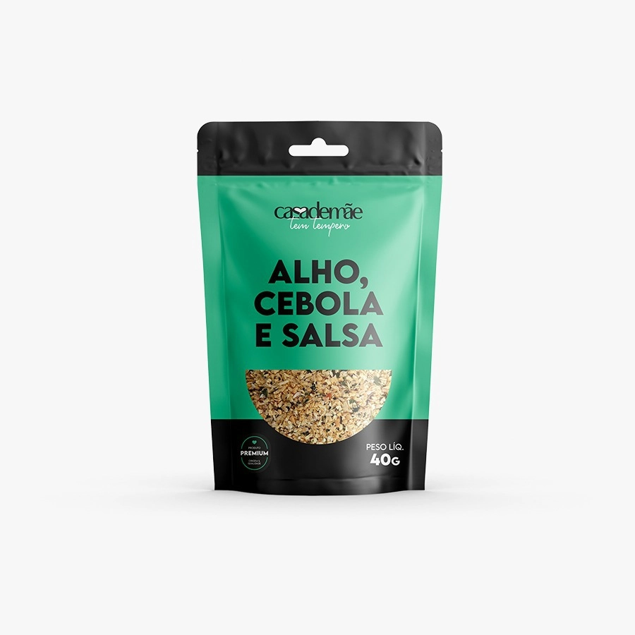Cebola/alho/salsa Desidratada Casa De Mãe Pacote 40g