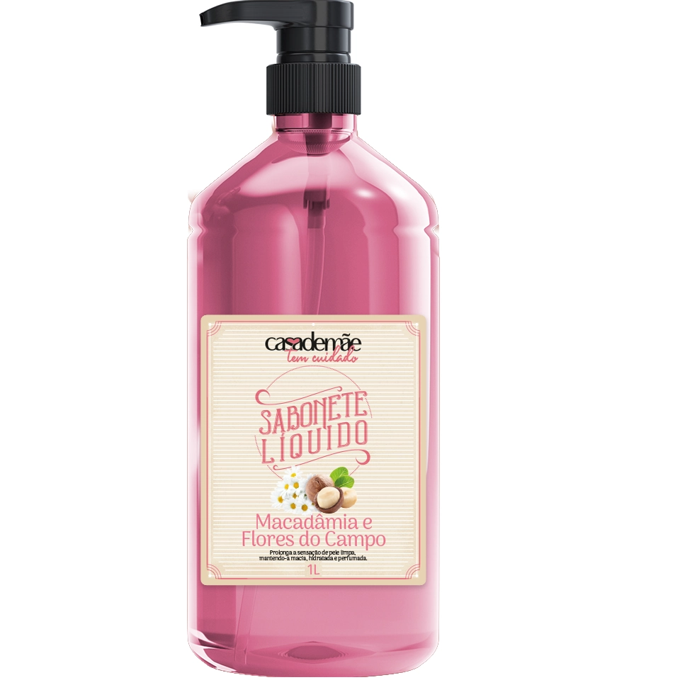 Sabonete Liquido Casa De Mae Macadamia E Flores Do Campo 1l