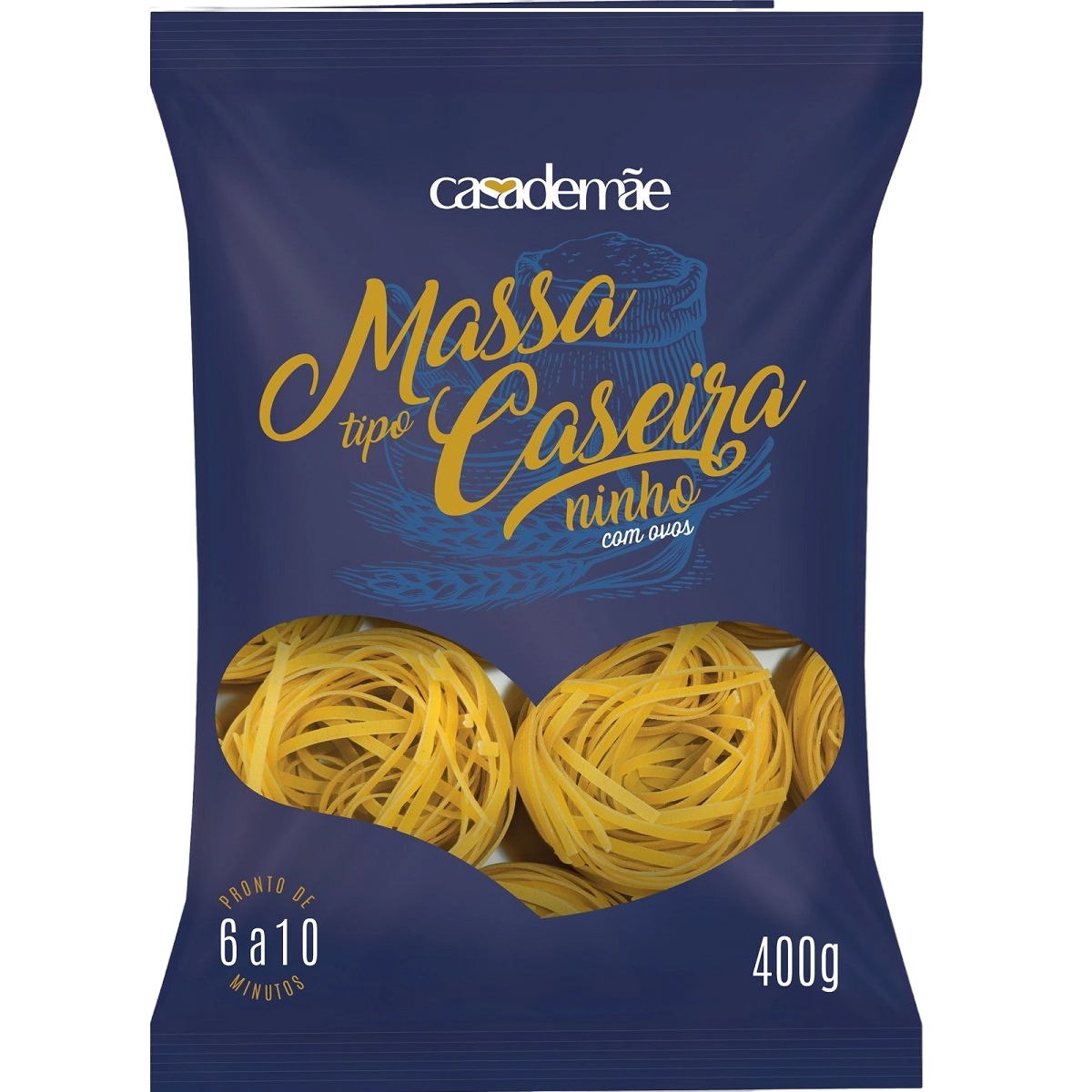 Macarrao Ninho Casa De Mae Caseiro 400g N.3