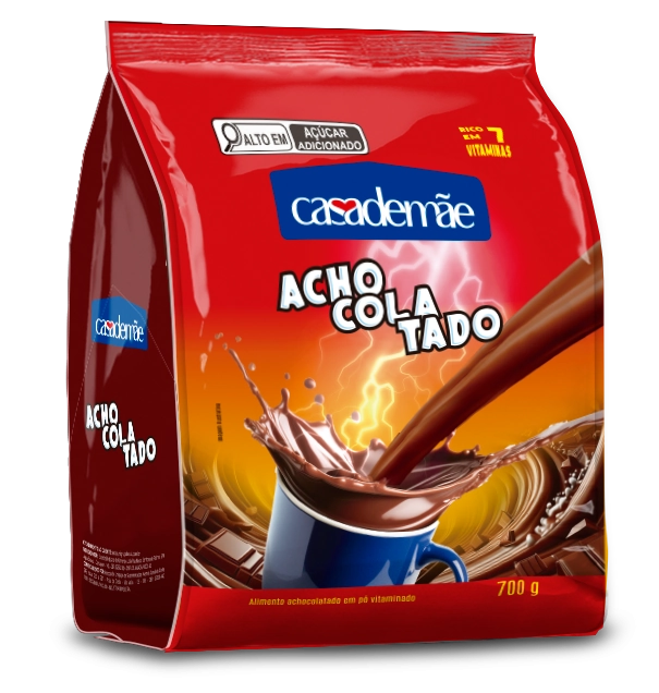Achocolatado Em Po Casa De Mae 700g