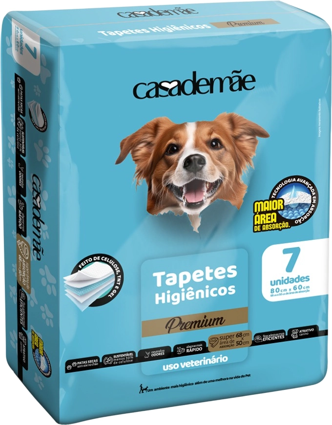 Tapete Higienico Casa De Mae 80cmx60cm 7un